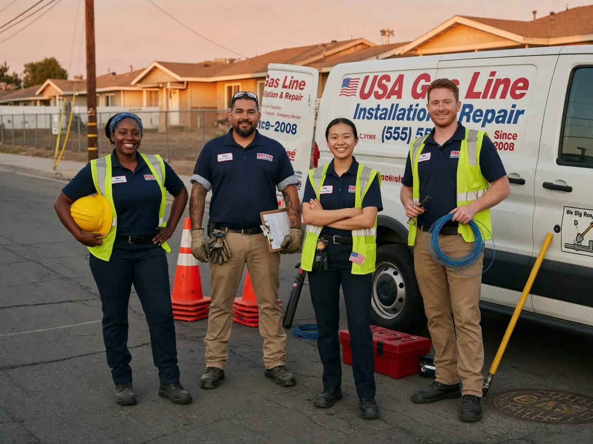 Gas Line Installation company in Samoa, CA